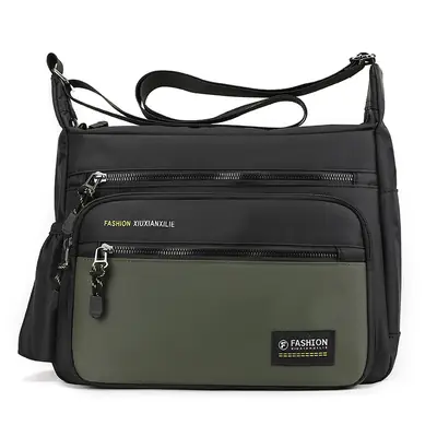 Men's High-end Crossbody Bag Large Capacity Black
