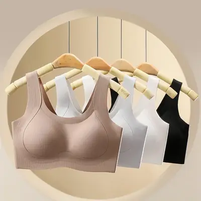 Traceless Push-Up Vest Women Small No Buckle No Steel Ring
