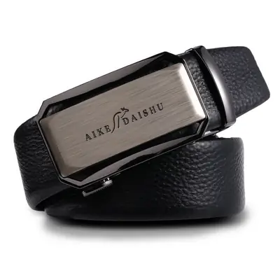 Men's Rainbow Logo Genuine Leather Belt