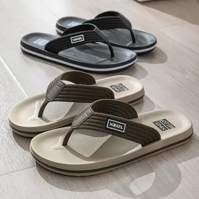 Men's 2026 Beach Flip-Flops Non-Slip Wearable