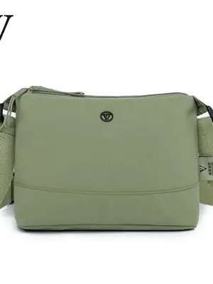 Women's Green Waterproof Crossbody Bag Nylon Oxford
