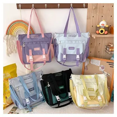 2024 Spring Summer Shoulder Messenger Bag Women Large Capacity Korean Style