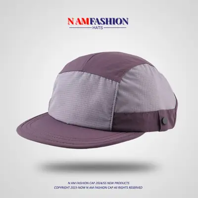 Men Maroon Snapback Cap Quick-Drying