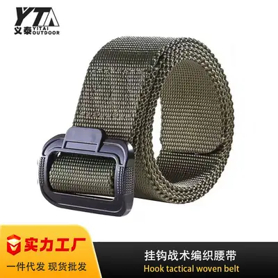 Outdoor Nylon Belt with 3.8cm Alloy Hook