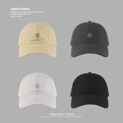 Men's Outdoor Letter Baseball Cap Gray Showface Small
