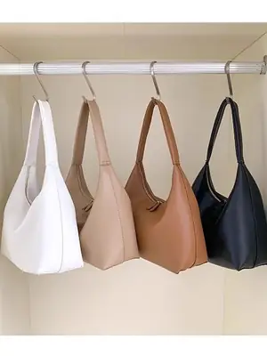 Korean-style Tan Handheld Bag for Women