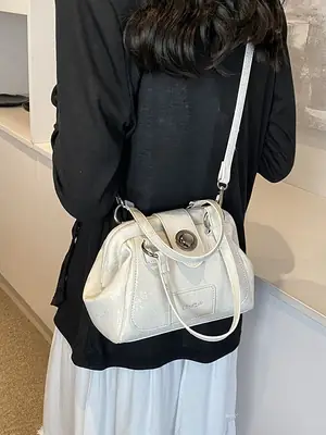 Women Designer Shoulder Crossbody Bag Transparent Grey 2026