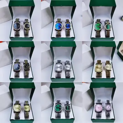 Couple Steel Band Pair Watch Simple High-value Quartz Watch Fashion Accessible Luxury High-end Waterproof Quartz Steel Band Watch