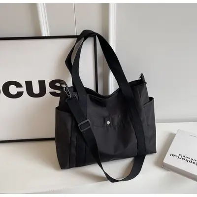 Women Canvas Shoulder Bag Large Capacity Spring Summer