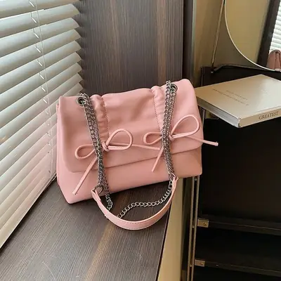 Korean Style Pleated Tote Bag Women Large Capacity