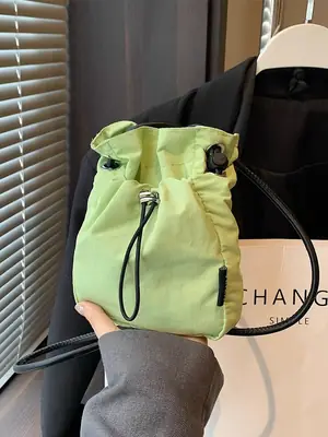 Lightweight Green Crossbody Bag for Girls 2025