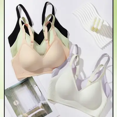 Soft Supportive Bra with Adjustable Straps