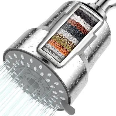 Cross-border new products foreign trade Amazon water purifier 20-layer filter concealed shower head multifunctional integrated shower head