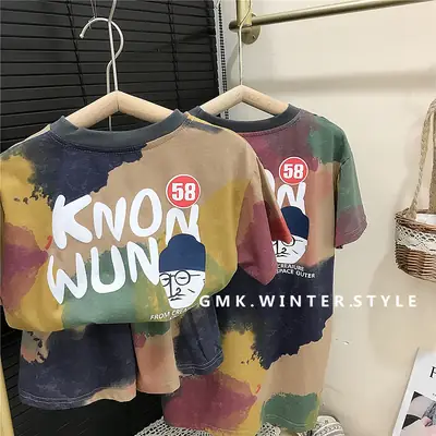 Children's Printed T-Shirt Set Summer Wear