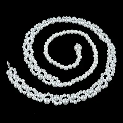 Pearl Waist Chain Women High-end Fashion All-match Decorative Belt