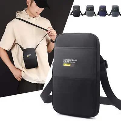 Men's Mini Crossbody Phone Bag 2025 Summer