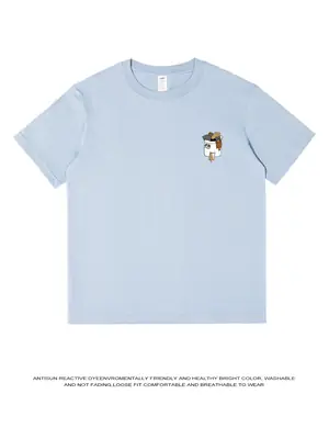 Men Printed Cotton T-Shirt White 2024
