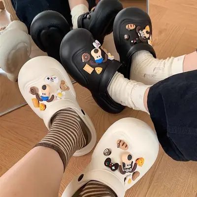 Women Cartoon Cave Sandals Summer Non-Slip