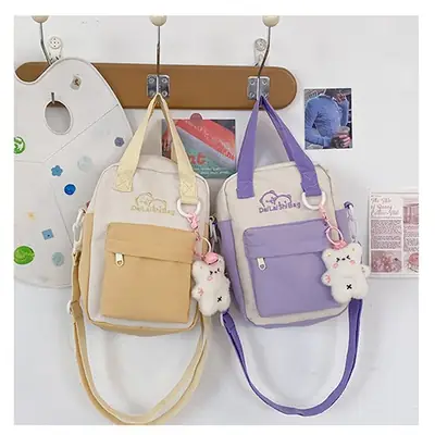 Cute Bear Design Shoulder Bag for Girls