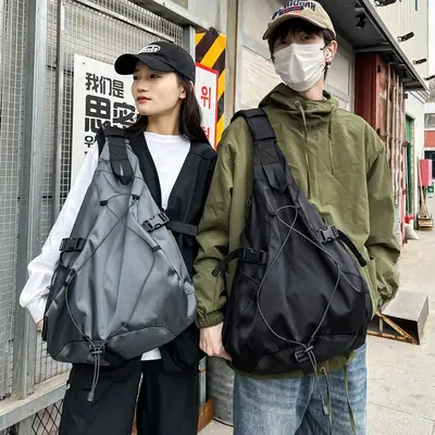 Men Women Crossbody Bag Large Capacity Tooling Fashion