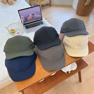 American-style Black Baseball Cap for Men Women