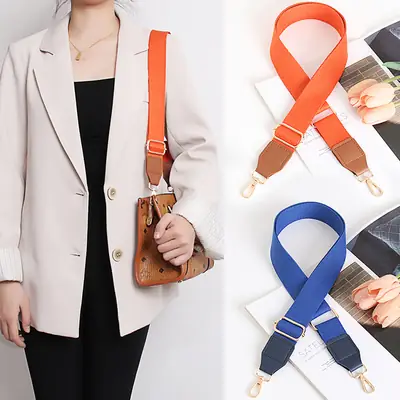 Red Leather Shoulder Strap for Women Men