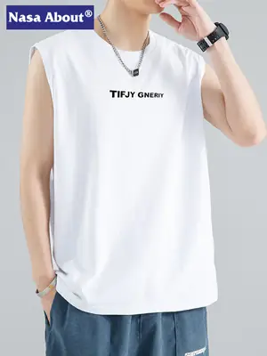 Men's Ice Silk Sleeveless T-Shirt Black Grey Pack