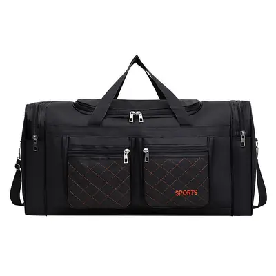 Men's Super Large Travel Bag Blue Black Sports Design