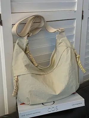 Women's Black Crossbody Bag Large Capacity 2024