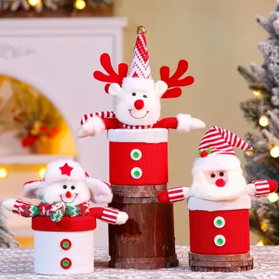 Christmas Snowman Gift Box for Kids Candy Jar