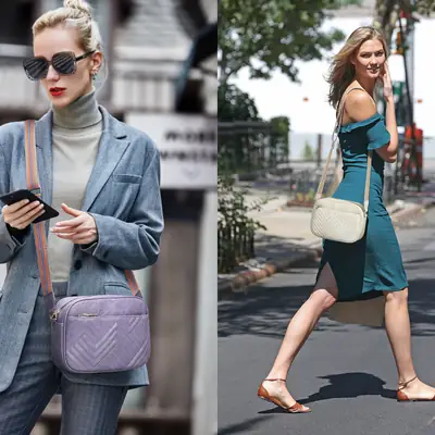 Green Diagonal Niche One Shoulder Bag