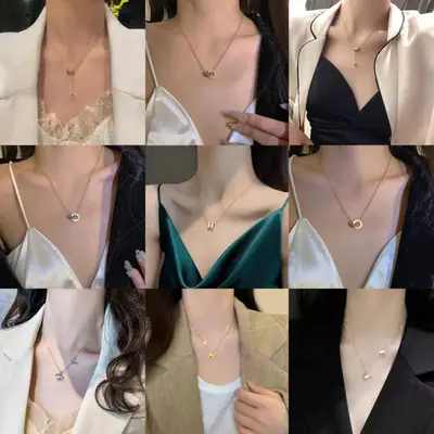 Titanium Steel Necklace Women Non-Fading 2025 Trending