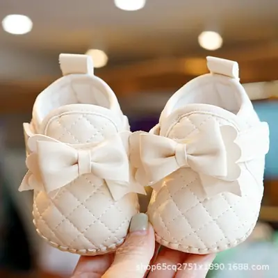 Baby Shoes Soft Sole Non-slip Spring and Autumn Beginner Baby Girl Shoes 0-1 Year Old Toddler Shoes Anti-drop Little Princess