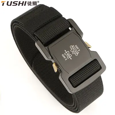 Men's Tactical Elastic Belt Olive Green All-Match