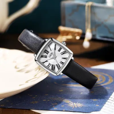 Women's Mother-of-Pearl Watch with Gold Dial