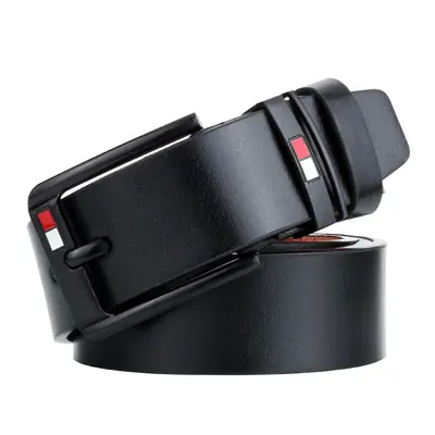 Men's Ultra-Fiber Bottom Pin Belt Red