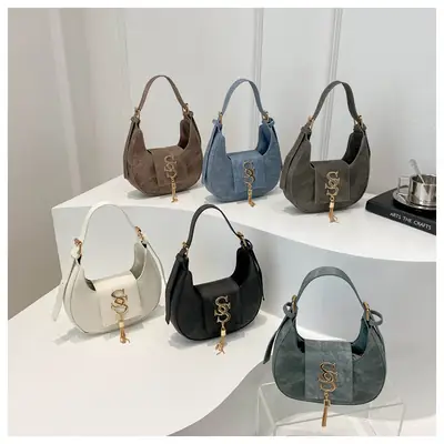 Vintage Niche Shoulder Bag Women 2024 Spring Summer
