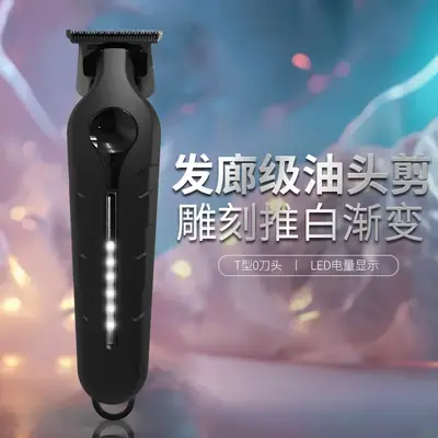 Electric Hair Clipper with Gradient Trim & Large Battery