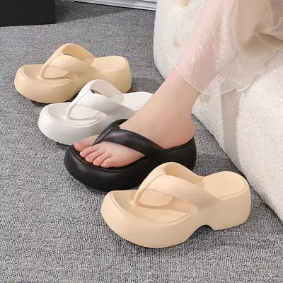 2024 Women's EVA Beach Flip-Flops Thick Soled Sandals