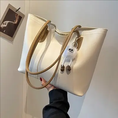 Women's Cream High-End Shoulder Bag Summer 2025