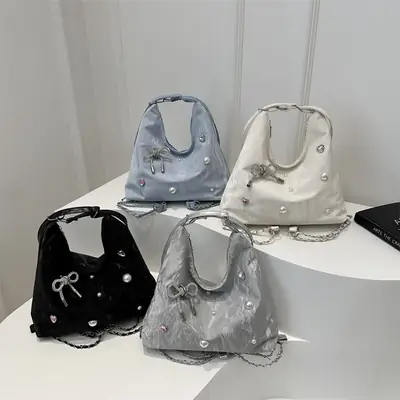 Silver Crossbody Bag for Women 2026 New