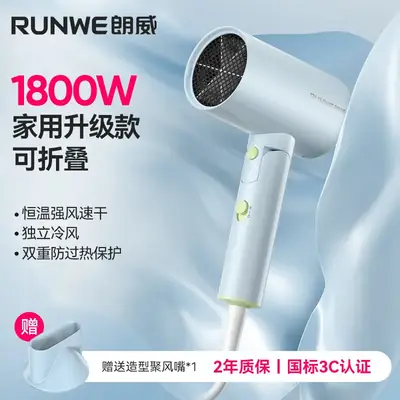 Langwei Hair Dryer 1800W Pink Negative Ion