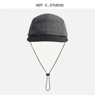 Women Duck Tongue Hat with Drawstring Sunscreen