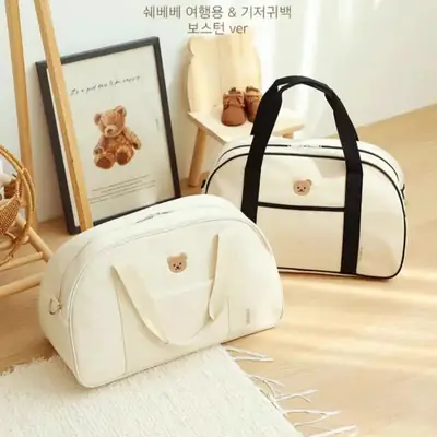 White Large Capacity Baby Handbag 2023