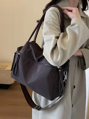 Large Capacity Korean Fashion Travel Bag Black
