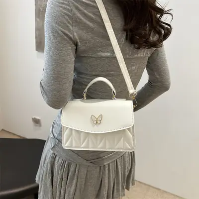 Japanese Style Butterfly Wing Crossbody Bag Brown 2025