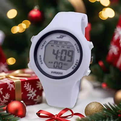 Black Digital Multifunctional Watch 17:17