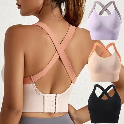Women's Anti-Sagging Wire-Free Sports Bra Lavender