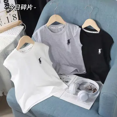 2024 Polo Black Sleeveless T-Shirt