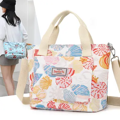 Printed Travel Crossbody Bag for Women Lightweight Large Capacity